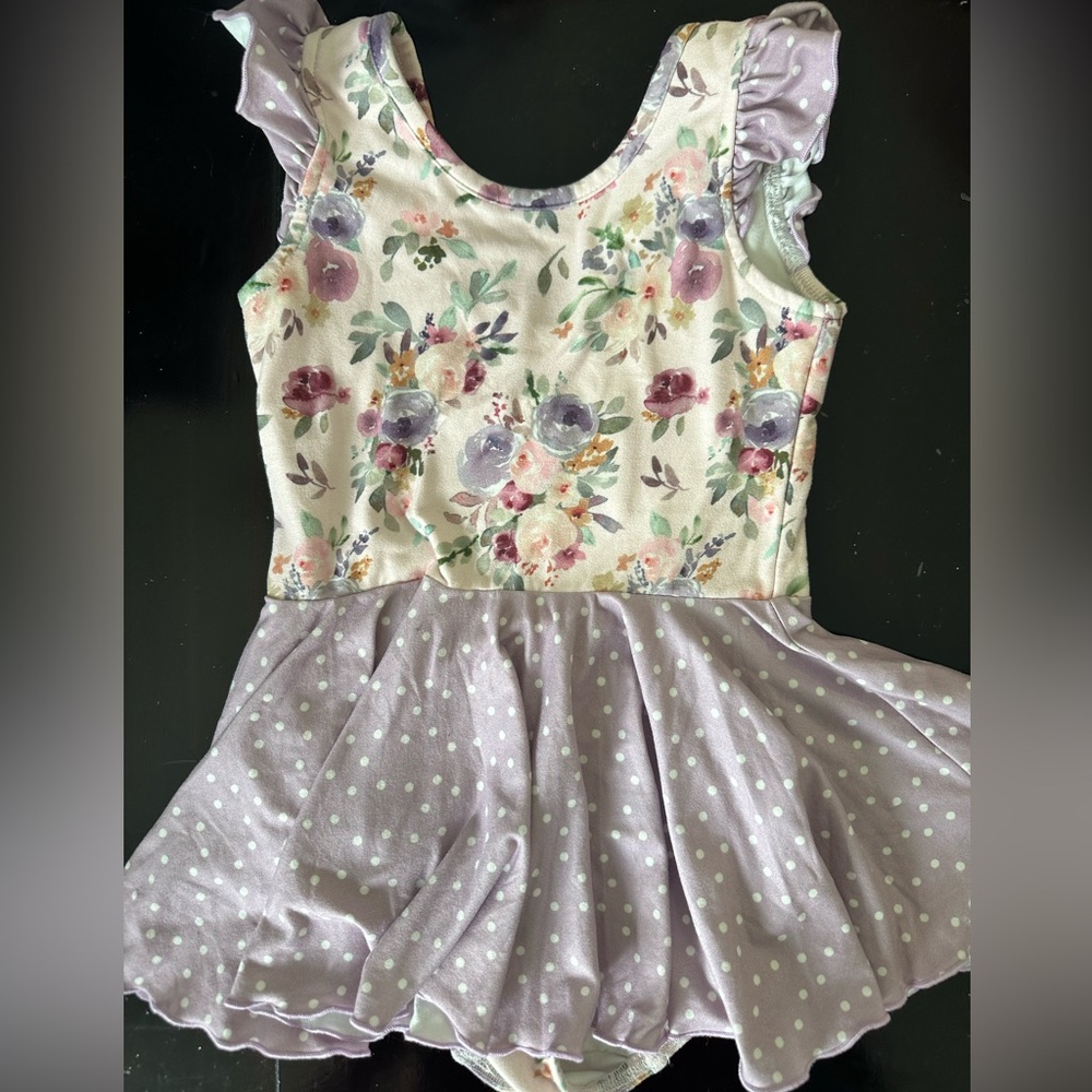 4T Cheeky Plum Leotard Excellent condition